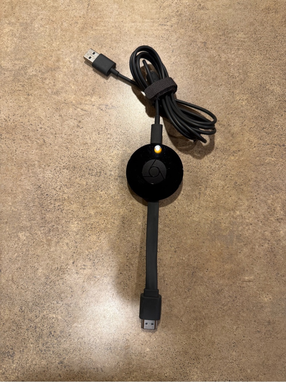 Google Chromecast 2nd Gen 1080P w/ HDMI & USB Cable - Black (NC2-6A5) - Tested